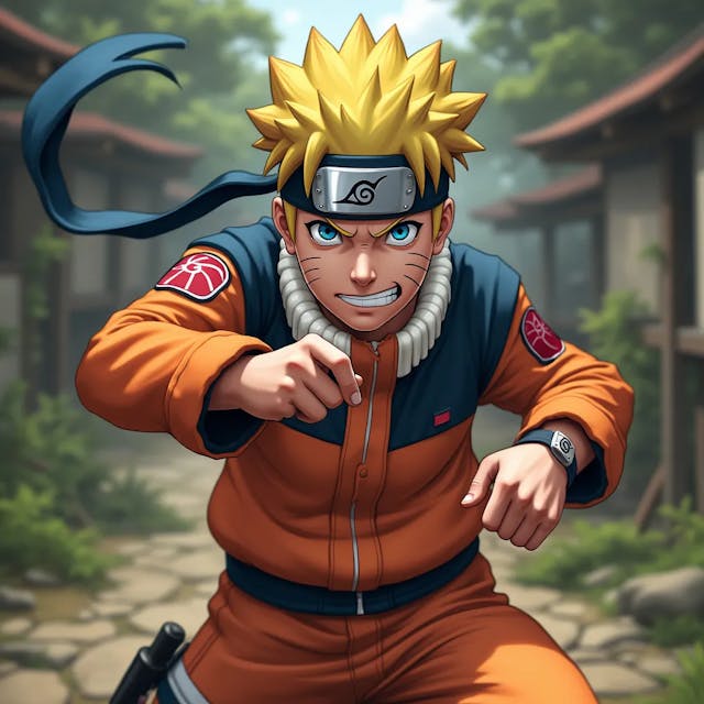 realistic naruto playing videogames