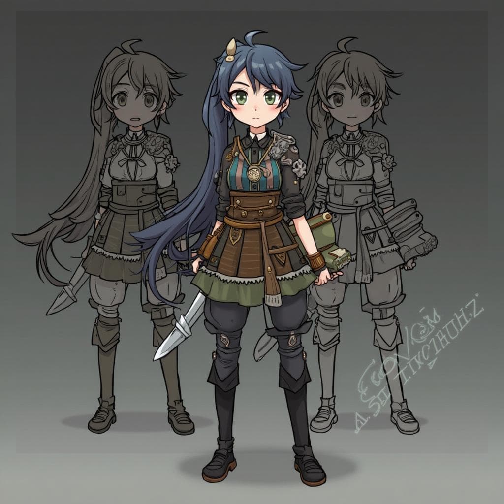 フォトリアルな日本の少女