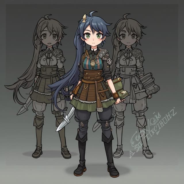 フォトリアルな日本の少女