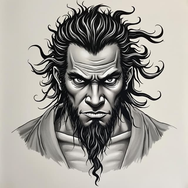black math wukong  temporary tattoos