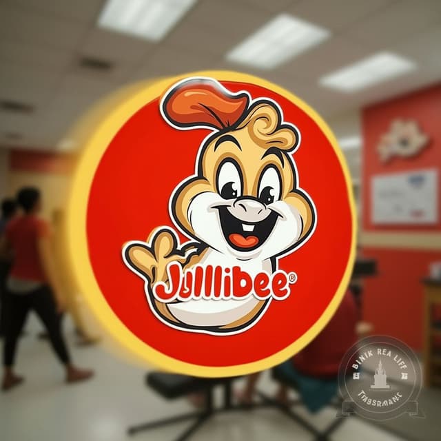 Jollibee with registered trademark logo