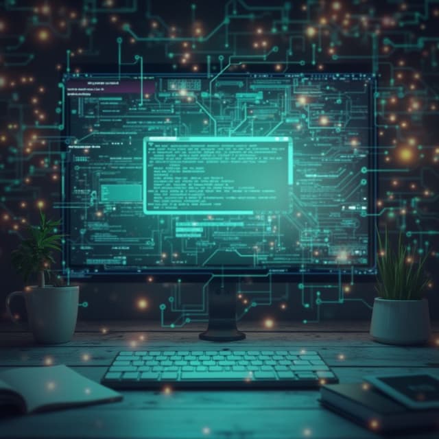 give me an image about software and copyright Background presentation