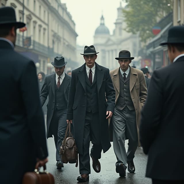 Peaky blinders in modern day London