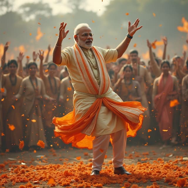 i want narendra modi dancing
