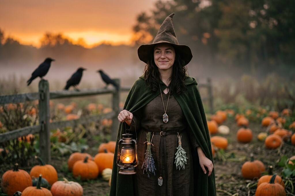 Forest Witch AI Halloween costume example
