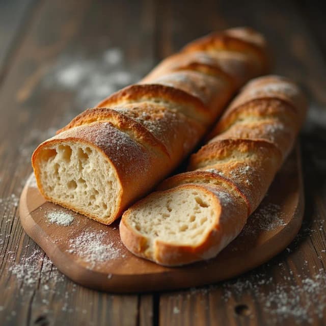 un francais typique avec baguette et tout.