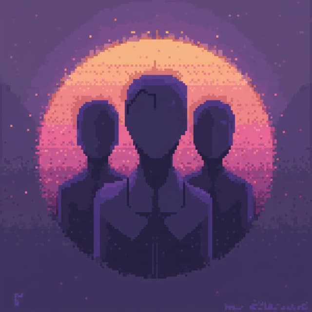 Microsoft teams icon, retro, 8 bit, pixel art, purple